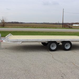 Open Deck Over Open 20' Trailer