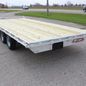 Open Deck Over Open 20' Trailer