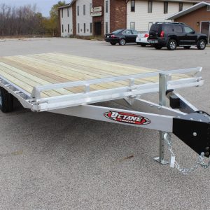 Open Deck Over Open 20' Trailer