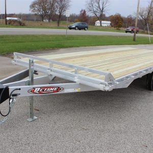 Open Deck Over Open 20' Trailer