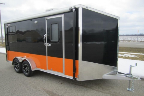 7′ X 16′ FUEL BIKE HAULER/CAMPER