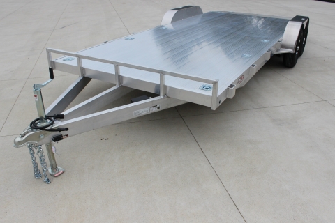 7′ X 18′ ALL ALUMINUM EXTRUDED OPEN CAR HAULER