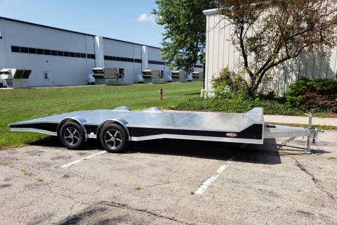 8.5′ X 20′ OPEN ALUMINUM EXTRUDED CAR HAULER