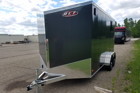 Motorcycle 14′ Fuel Slanted Wedge Trailer