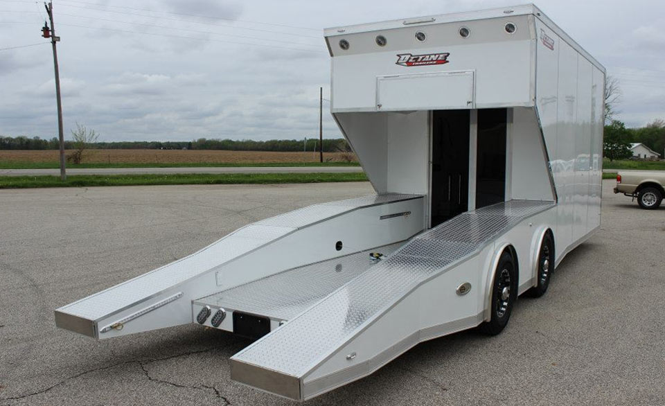 Aluminum Car Haulers - 22' Intech Aluminum Trailer | tilamuski